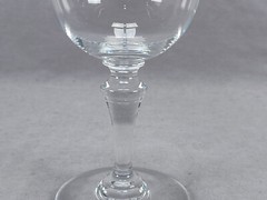 Signed Baccarat Normandie Pattern Clear Crystal 5 5/8 Inch Claret Wine