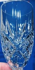 Lot Of 2 ~ GODINGER DUBLIN SHANNON CRYSTAL ICED BEVERAGE GLASS GOBLET 7 3/4”EC!