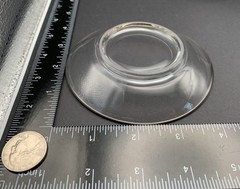 Set of 10 Silver Rim Small Plates Match Faded Silver Glasses Canapé