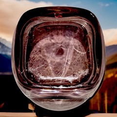 VTG Libbey Old Fashioned Imperial Plum Whiskey Glass Lowball Tumbler