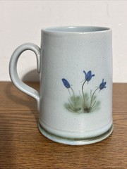 Buchan Portobello Scotland Thistleware 4” Mug Tankard Blue Handpainted