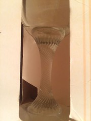Vtg Libbey Martha Stewart Riverside Classic 12 oz Water Goblets Twisted Stems