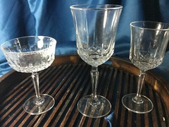 12 Toscany CRYSTAL wine glass goblet 7» Classic Elite Collection USA NEW