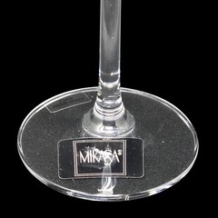 SET OF 6 MIKASA SONATA 8″ CRYSTAL WINE GOBLETS 7oz
