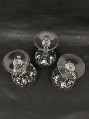 Mikasa Buckingham Champagne Coupe Tall Sherbet Dessert Glasses Set Of 3