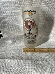 Here’s To Friends! & Song & Laughter… Frosted Glass Cocktail Tumbler GWB3#24