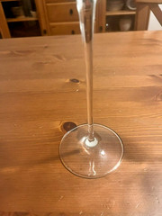 2 Elegant Rona Slovakia Crystal Long Stem Martini Glasses Very Tall 10 3/4”