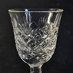 ROGASKA GIMBLES CORDIAL GLASSES, Cut Lead Crystal, 5″, 2 Oz, SLOVENIA, 4PCS