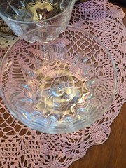 4 – Vintage Cristal d’Arques Durand Versailles Champagne Sherbet Glasses France