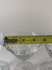 Vintage Libbey Rock-Sharpe liquor cocktail or sherbet glasses