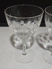 SET OF 2- Tiffin Franciscan USA Buckingham Wine Glasses Water Goblets