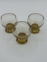 Friedrich Crystal Glass Cognac Glasses Set Of 3