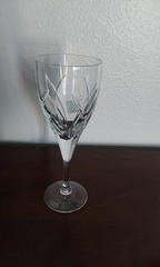 John Rocha Waterford Acide Etched Water/wine Goblet 9.7/8″ Elegant Crystal -1