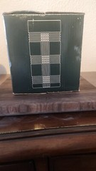 NEW – SET OF 4 RALPH LAUREN Lead Crystal GLEN PLAID HIGHBALL GLASSES