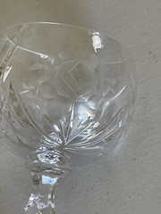 4 BAYEL “ PARIS ROSE” WINE CRYSTAL GLASSES 7,75” 8 OZ FRANCE