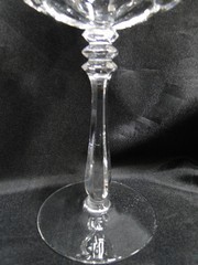 Mikasa Marquis, Cut: Water or Wine Goblet, 8 3/8″ Tall, As Is