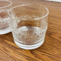 2 X Iittala Niva Old Fashioned Rocks Glass 2.75″ Tapio Wirkkala Finland Vtg MCM