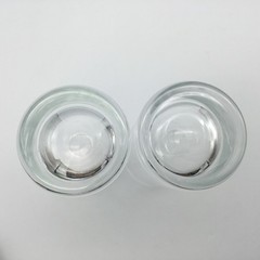 2 Crate & Barrel REEF Fish Hand Cut Clear Glass Highball Tumblers 6 ⅜» Poland