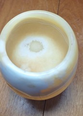 Marble Onyx Alabaster Goblet Carved Natural Stone 5″H X 2.5” Opening X 2.5″Base