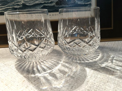 Waterford Roly Poly Tumblers Old Fashioned -Early Etched Mark: Per Each