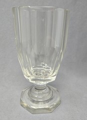 Bohemian / German Cut Ale Glass 19th C.