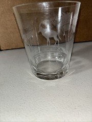 Queen Lace Crystal Sable Double Old Fashioned Kenyan-African 4 3/4″ RARE
