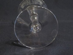 SET OF 3 BRYCE PANELED OPTIC #854-1 ETCH COCKTAIL GOBLETS