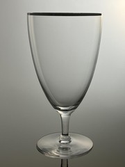 Stunning MONTCLAIR Platinum by Gorham Crystal Iced Tea Glass 6 1/2″ EUC