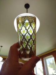Culver Vintage 22k Gold Valencia Glasses Complete Set Of 4 + 1 MCM 1960s Signed
