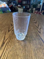 Clear Glass Tumblers 5.5” Heavy Bottom Set Of 4