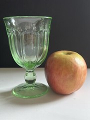 7 Vintage Noritake Provincial Spring Green Wine Glasses Goblets 8oz Capacity