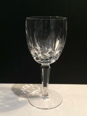 WATERFORD KILDARE CRYSTAL SET OF 4 PLAIN BASE WATER GOBLET GLASSES MIB CR1725