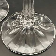 Mikasa Berkeley 2 Piece Crystal Wine Glass Set Made in West Germany 6.75″t 6oz
