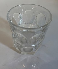 Antique Mid 19th c American Classical Ashburton Flint Glass Whiskey Tumbler 1850