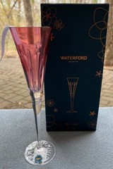 Waterford Crystal Winter Wonders Rose Champagne Glass Flute New
