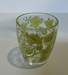 Vintage Dogwood Juice Glasses Pink-White-Green -Orange-Hazel Atlas? – Set of 5