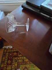 Set Of 4 WATERFORD Crystal ALANA 5 oz. Dessert Compote Clear Glass Bowl Dishes