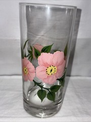 Franciscan Desert Rose Glass Tumblers Set of 4 6.25”
