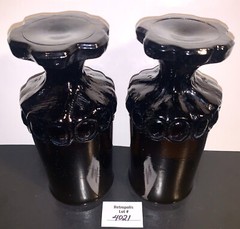 2 Tiffin Franciscan Madeira Brown Glass Goblets Vintage 1970’s