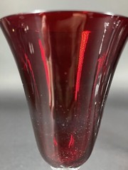 8 Cambridge 3035 or Morgantown Monroe Ruby Spanish Red Sherry Wine Glasses 6.25”