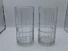 Anchor Hocking Tartan Ice Tea Glasses Clear Manchester 16 oz Set Of 2