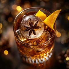 Whiskey Glasses Set of 8 10oz Crystal Old Fashioned Glasses with Ice Sphere