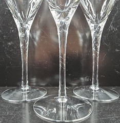 (12) Lenox Encore Gold Wine Glasses Set Elegant Crystal Clear Swirl Stemware Lot