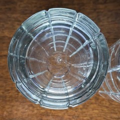 2 Heavy Anchor Hocking Tartan Manchester Drinking Glasses Tumbler 16 Oz 6 1/8″