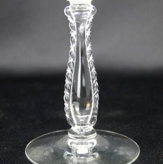 7 FOSTORIA SILVER FLUTES 5OZ STEM 6037 CHAMPAGNE WITH CUT FLOWER AND LAURELS 6″