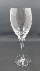 Set of Two (2) Gorham Crystal Jolie 7 1/2″ h Wine Glass 8 oz Excellent!