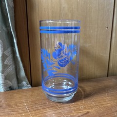 LIBBEY PFALTZGRAFF YORKTOWNE USA 5 3/4″h 14oz Glassware Cooler Tumbler Vintage