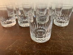 10 Porto Glasses Model Marine Jersey Crystal Saint Louis (Price Per Unit)