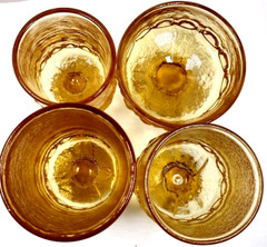 Tiffan Franciscan Madeira Cornsilk Yellow Glasses Goblet Footed Cup Stem Bar SET
