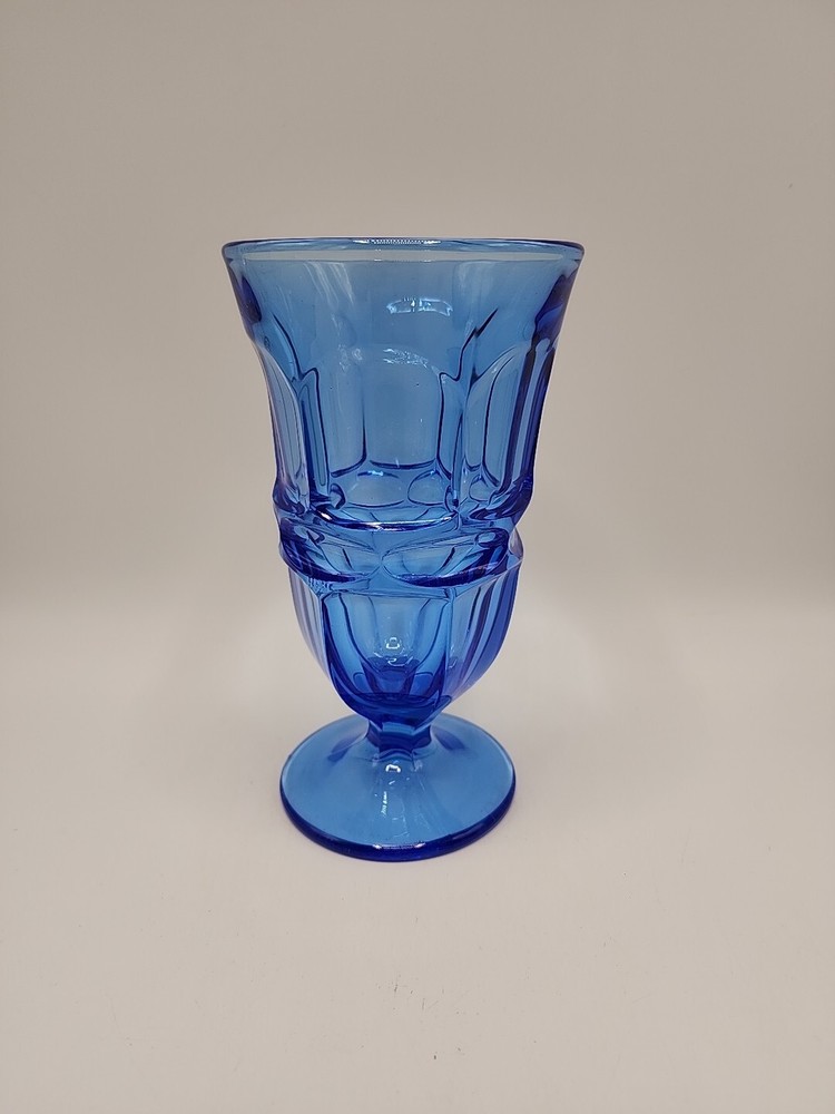 Fostoria «Argus Blue» 6 5/8 Inch Iced Tea Glass – Mint Condition